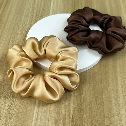 Scrunchies de Seda Luxe™ | Ligas Antifrizz y Suaves | Cuidado Capilar de Lujo