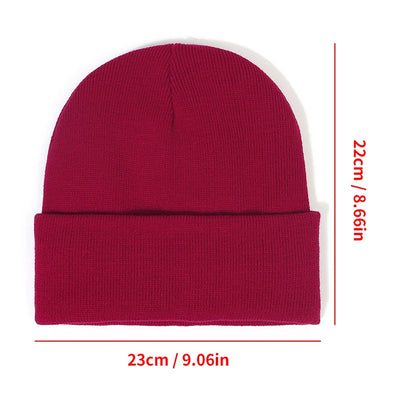 Gorro de inverno feminino com forro de cetim | Gorro de tricô grosso e macio | Antifrizz, quente e confortável
