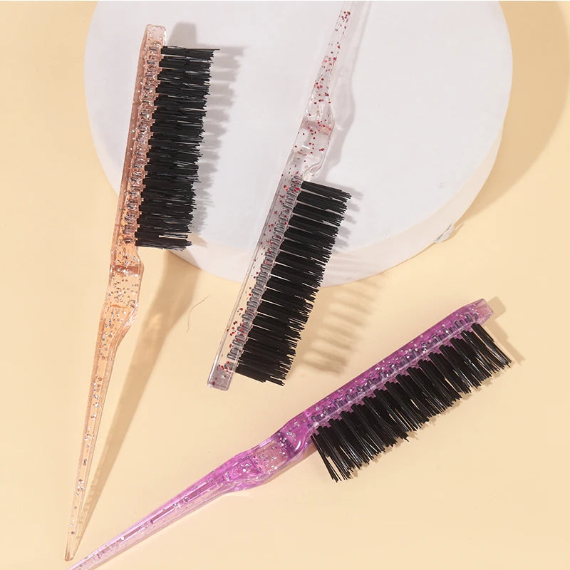 Peines de Estilismo 3 Uds – Tres Filas para Rizos, Volumen y Moños