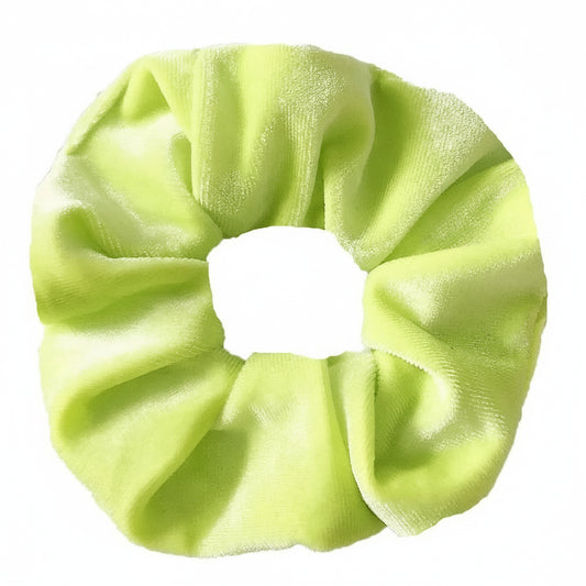 Pack de 6 Scrunchies de Terciopelo – Estampado Leopardo y Colores Neón