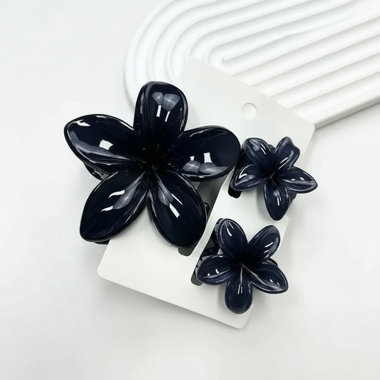 Pack de 3 Pinzas Florales en Degradé – Accesorios para Peinados y Cola de Caballo