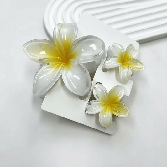 Pack de 3 Pinzas Florales en Degradé – Accesorios para Peinados y Cola de Caballo