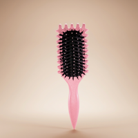 Cepillo Profesional para Cabello Rizado | Brush de Definición y Moldeado | Reduce Tirones para Hombres y Mujeres