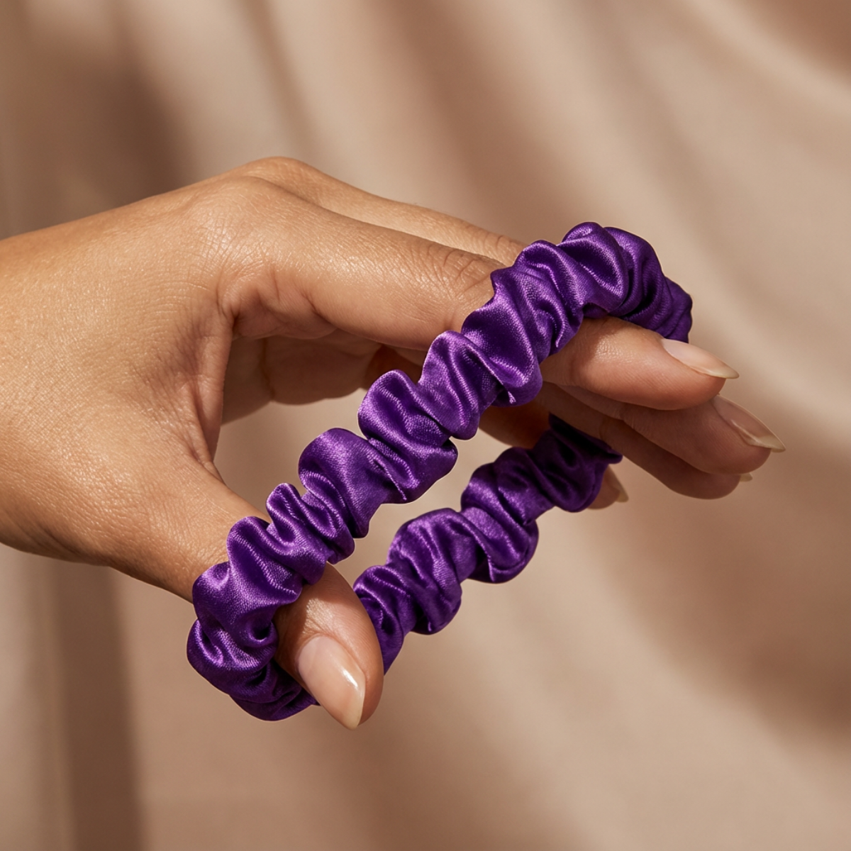 Set Scrunchies de Seda™ | Coleteros de Seda Premium Antifrizz para Mujer